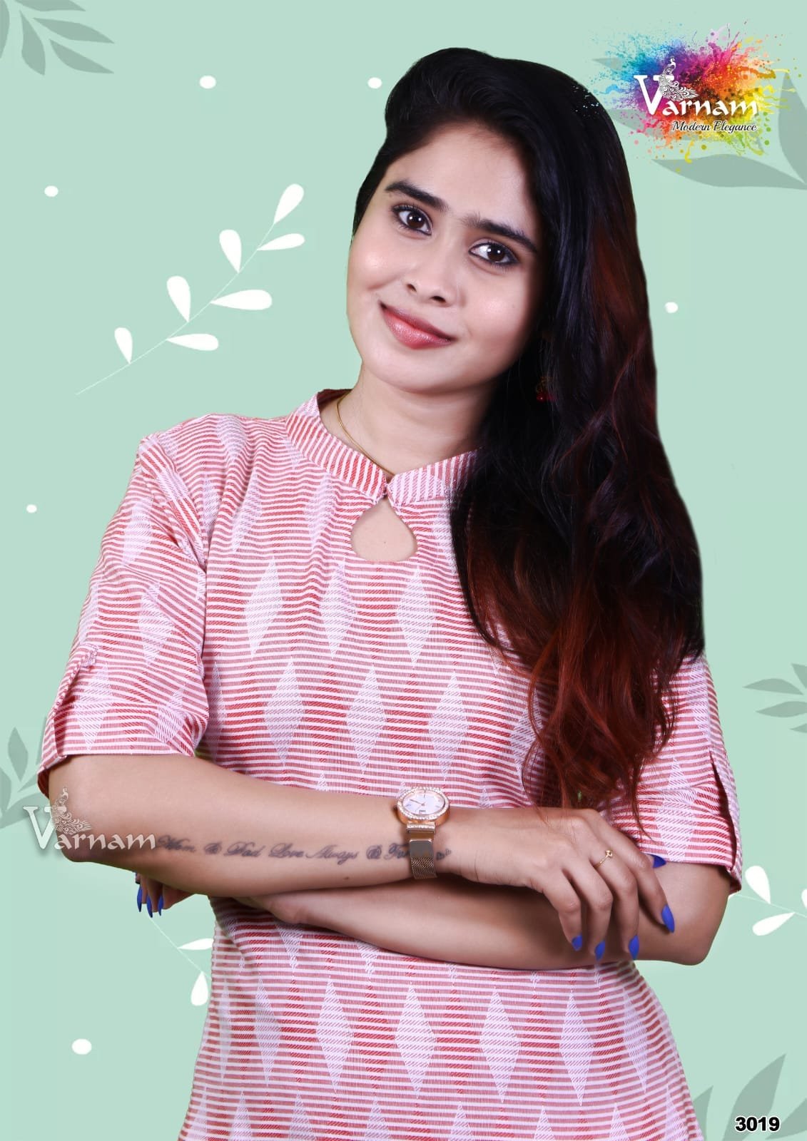 Pink Colored Viscose fibre - 3019