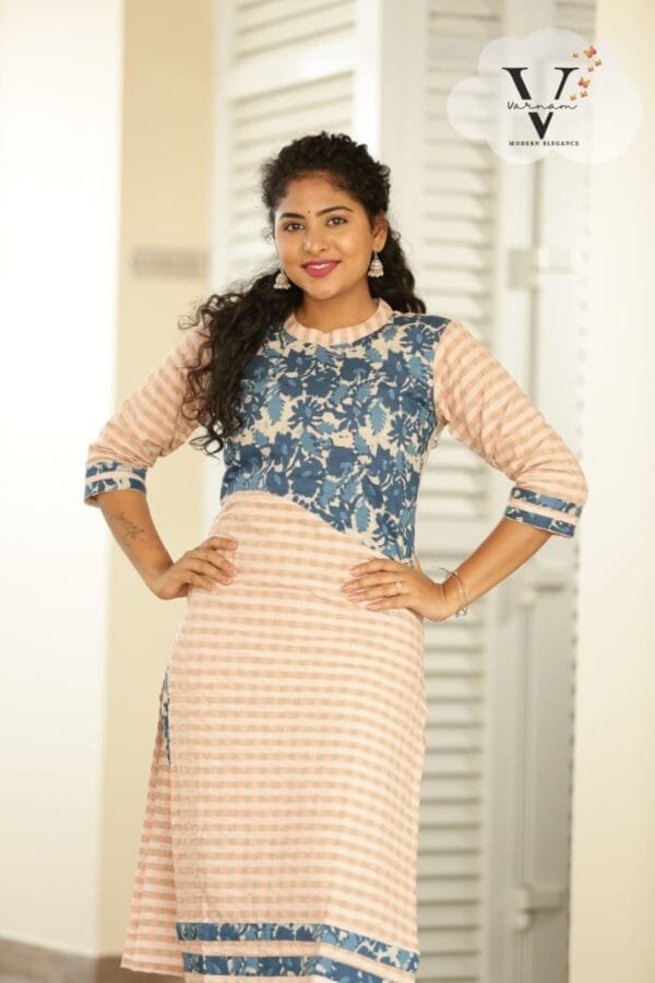 Seer Sucker Cotton Fabric - 9008