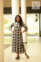 Keyhole neck A-line straight Kurti - 5021