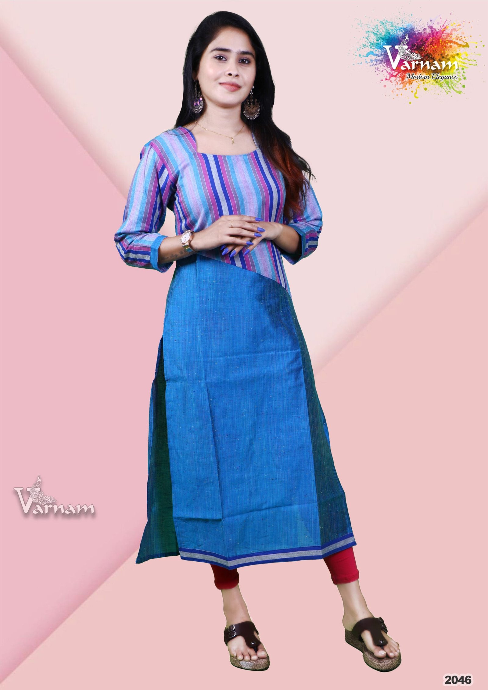 Multi Coloured Kurti - 2046