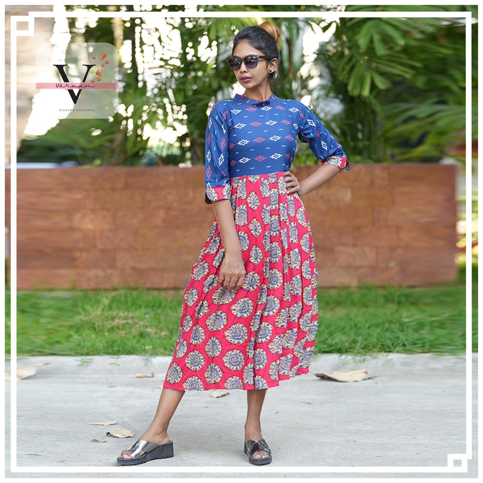 Mixed Color (Long Kurta) - 2520