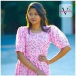 Mixed Pink Long Kurta - 2500