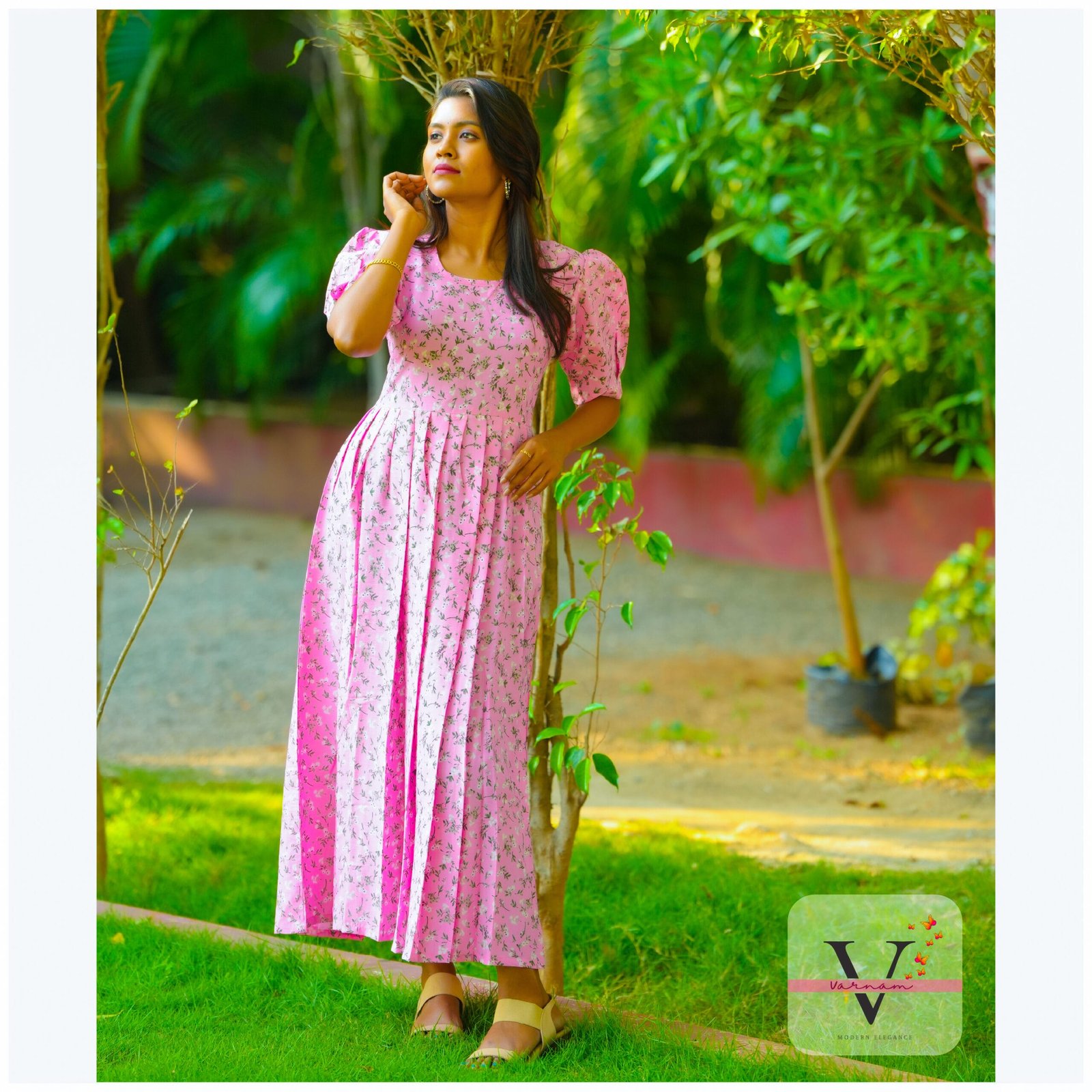 Mixed Pink Long Kurta - 2500