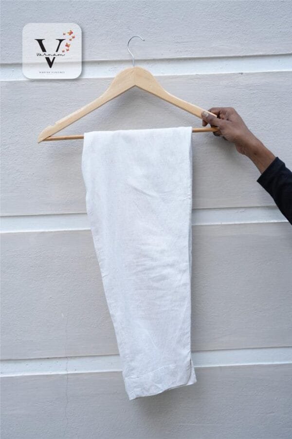 White Cotton Pant