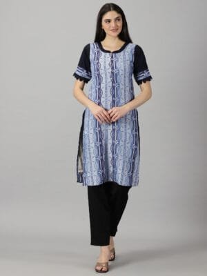 Jacquard Cotton Blue - 4655