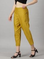 Mustard Cotton Pant