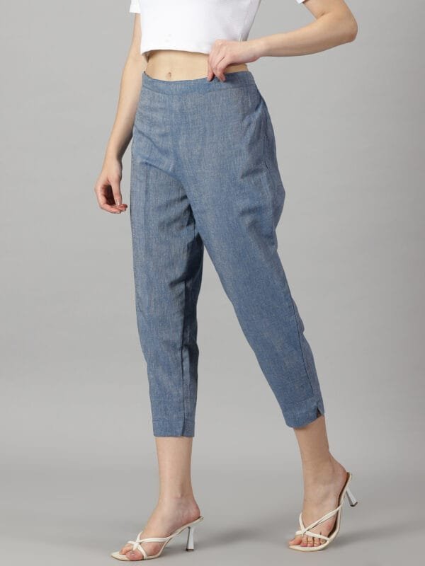 Denim Cotton Pant
