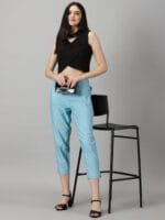Sky Blue Cotton Pant