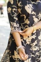 BLACK AND BROWN CO-ORD SET-S301