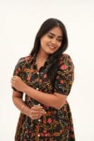 BLACK WITH RED UMBRELLA-A209