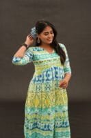 BLUE GREEN TIE AND DYE COTTON -A212