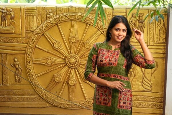 GREEN WITH RED  SET-W101