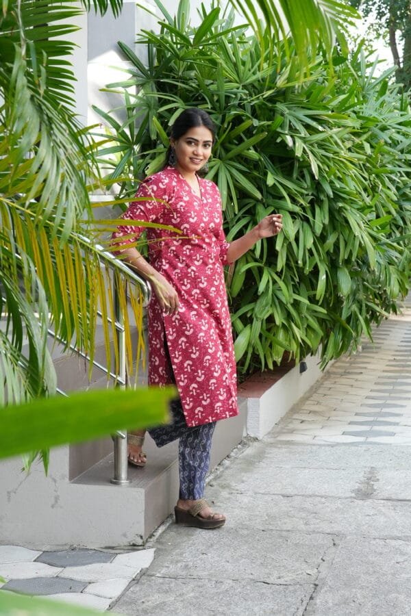 RED AND NAVY BLUE SET-W107