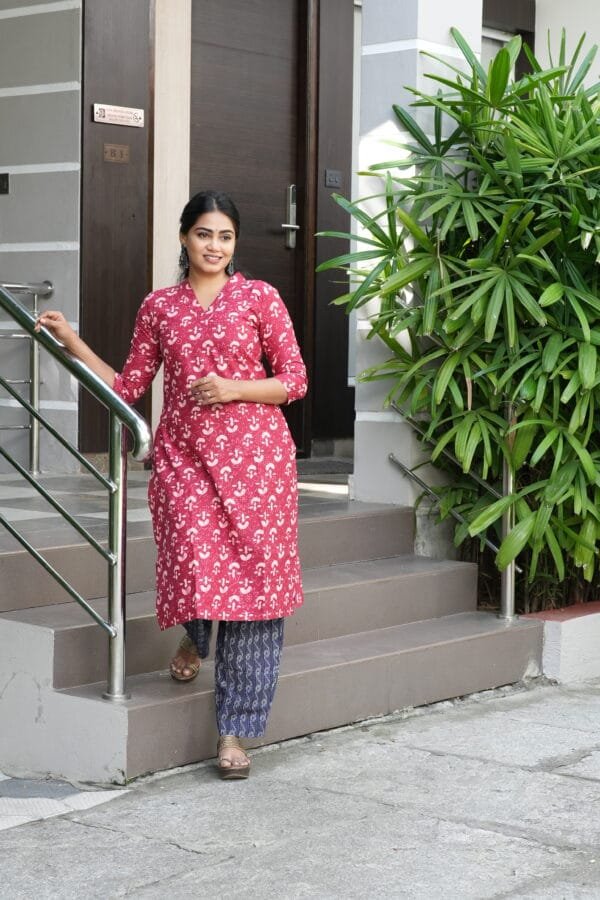 RED AND NAVY BLUE SET-W107