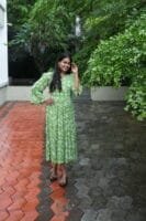 GREEN WITH WHITE HI TIWST VISCO UMBERLLA-R103