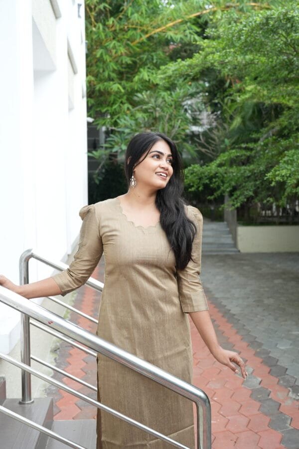 GOLDEN BROWN CO ORD SET-W111