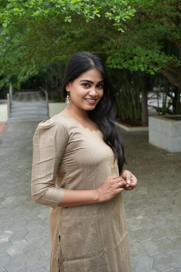 GOLDEN BROWN CO ORD SET-W111