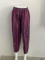DARK PINK STRIP COTTON PANT-ST10