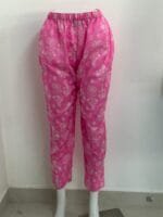 PINK WITH WHITE FLORAL DESIGN-ST11
