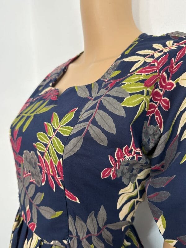 DARK BLUE MATERNITY COTTON -M103