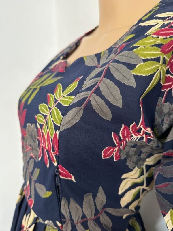 DARK BLUE MATERNITY COTTON -M103