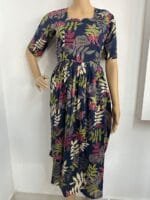 DARK BLUE MATERNITY COTTON -M103