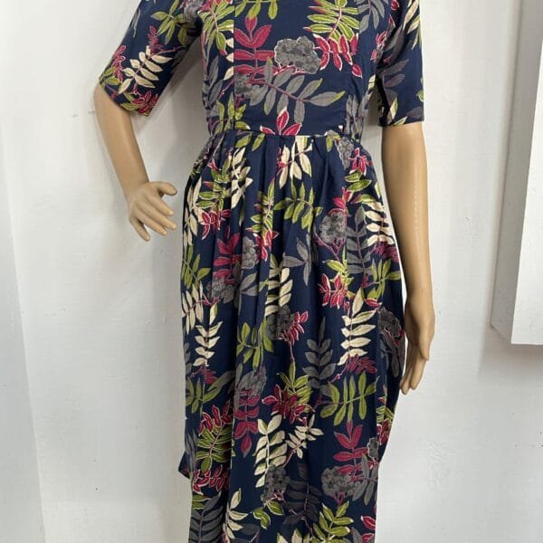 DARK BLUE MATERNITY COTTON -M103