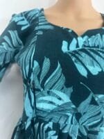 BLUE MATERNITY FROCK-W128