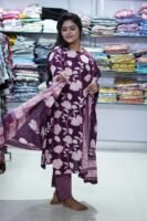 MERON WITH WHITE FLORAL DESIGN-FST011