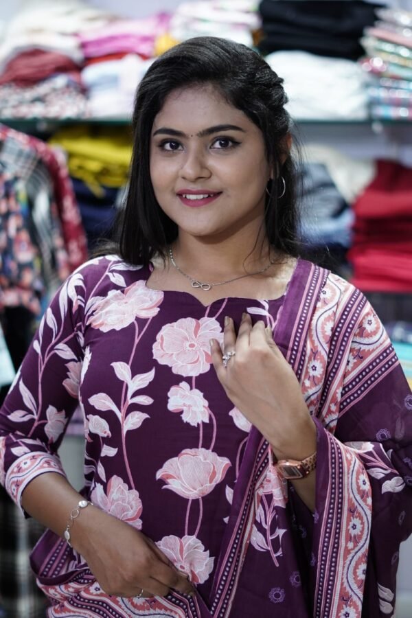 MERON WITH WHITE FLORAL DESIGN-FST011