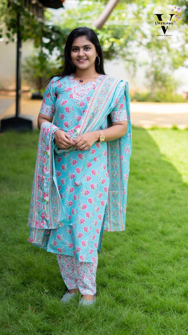 SALWAR SUIT FLORAL DESIGN-BST22