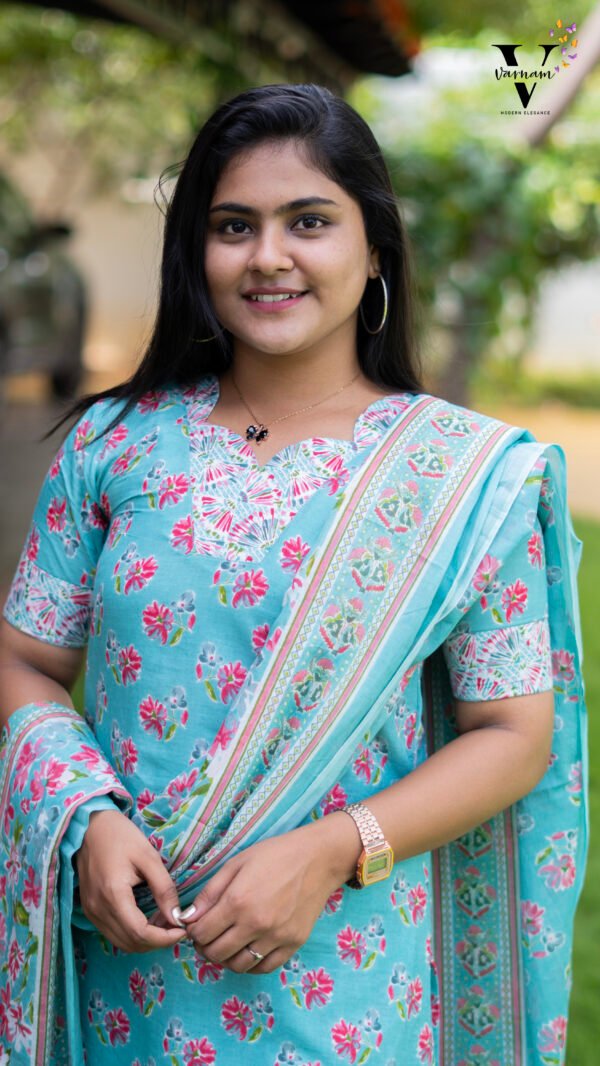 SALWAR SUIT FLORAL DESIGN-BST22