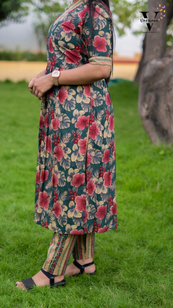 FROCK STYLE 3PCS SALWAR SUIT-BST24