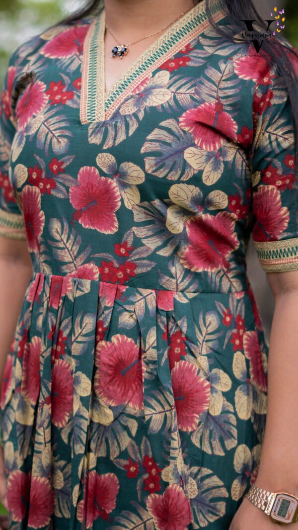 FROCK STYLE 3PCS SALWAR SUIT-BST24