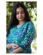 RAMAR BLUE CHANDHERI COTTON SALWAR SUIT-BST21