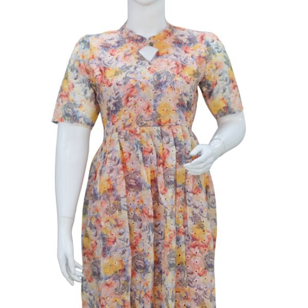 HOCOBA MULTI CLR FROCK -C123