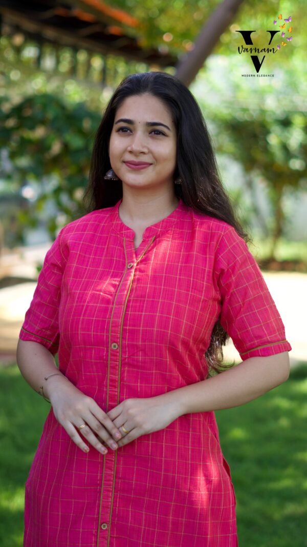 CHECKED PINK &PINK SALWAR SUIT-BST26