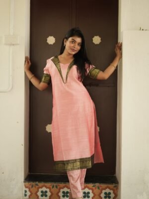 LIGHT PINK WITH BLACK BORDER-CST15