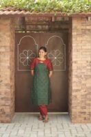 DARK GREEN WITH MERON CLR-CST21