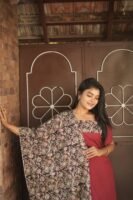 PLAIN RED WITH KALAMKARI-BST92