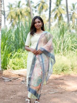 PISTA GREEN AND GOLD CHECKED - BST149