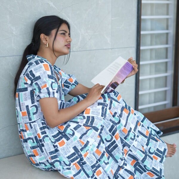 WHITE & RAMAR BLUE - C141