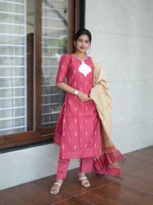 PINK WITH HALF WHITE - BST128